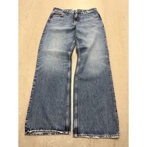 Zara Blue Flare & Wide Leg Jeans